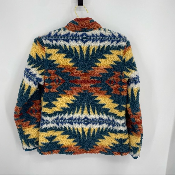 Pattern Teddy Jacket - Multicolor - Picture 4 of 10